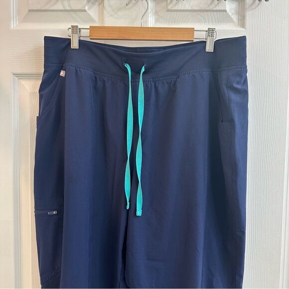 Zamora figs women's FREEx Lined Jogger Scrub Pants navy size XXLT - Picture 5 of 9